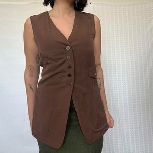 Vintage Iceberg linen vest top